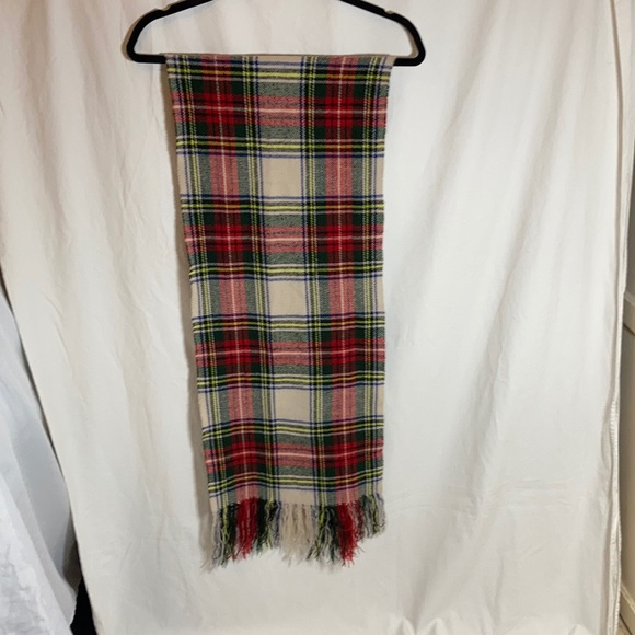Vintage 2000s Holiday Plaid Scarf - Picture 1 of 4